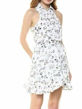 LIKELY Santula Printed Poplin Wrap Dress Feminine Chic Statement Piece, Resort